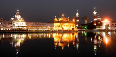 

Golden Temple At Night Poster ON FINE ART PAPER HD QUALITY WALLPAPER POSTER Fine Art Print(19 inch X 13 inch, Rolled)