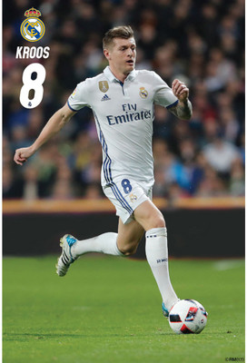 

Real Madrid Mini Poster Sicker Kroos 62 Paper Print(18 inch X 12 inch)