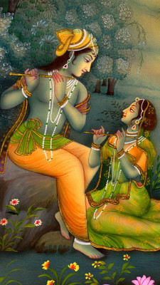 

KRISHNA PAINTING ON HI QUALITY LARGE PRINT 36X24 INCHES Photographic Paper(36 inch X 24 inch, Rolled)