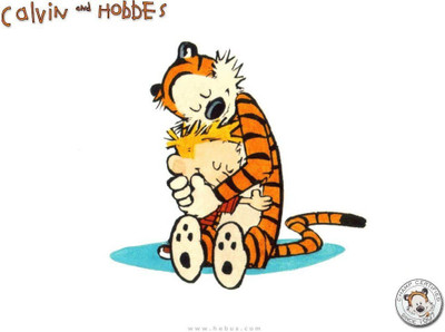 

Comics Calvin & Hobbes Hobbes Calvin ON FINE ART PAPER HD QUALITY WALLPAPER POSTER Fine Art Print(19 inch X 13 inch, Rolled)