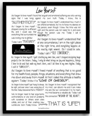 

Chaplin Manifesto Love Yourself ON HI QUALITY LARGE PRINT 36X24 INCHES Photographic Paper(36 inch X 24 inch, Rolled)