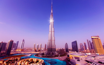 World's Tallest Tower Burj Khalifa ON FINE ART PAPER ON 24X36 LARGE POSTER Photographic Paper(36 inch X 24 inch, Rolled)