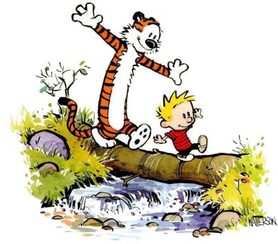 

Comics Calvin & Hobbes Hobbes Calvin 5 ON HI QUALITY LARGE PRINT 36X24 INCHES Photographic Paper(36 inch X 24 inch, Rolled)