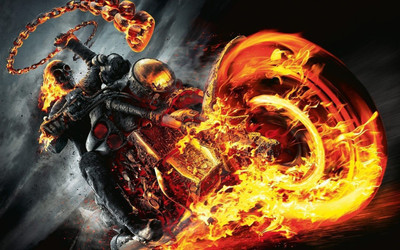 

Movie Ghost Rider Spirit Of Vengeance ON HI QUALITY LARGE PRINT 36X24 INCHES Photographic Paper(36 inch X 24 inch, Rolled)