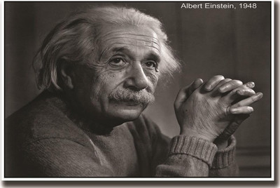 

Albert Einstein in 1948 ON FINE ART PAPER HD QUALITY WALLPAPER POSTER Fine Art Print(19 inch X 13 inch, Rolled)