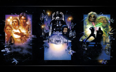 

Movie Star Wars Darth Vader Star Destroyer Chewbacca Han Solo ON HI QUALITY LARGE PRINT 36X24 INCHES Photographic Paper(36 inch X 24 inch, Rolled)