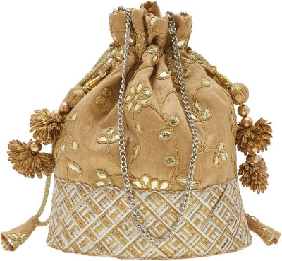 

Tarusa Stylish Potli Potli(Gold)