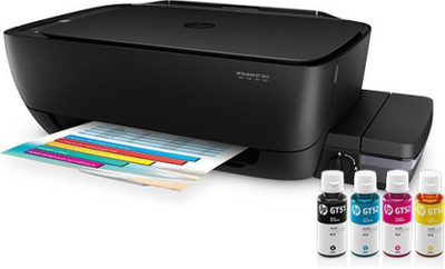 

HP DeskJet Ink Tank GT 5820 Multi-function Wireless Printer (Black, Refillable Ink Tank) Multi-function Printer(Black)