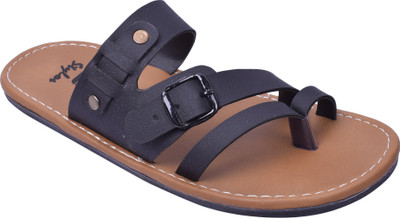 

Stylos Men Black Flats