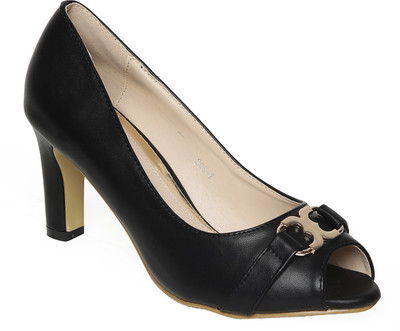 

Flat n Heels Women Black Heels