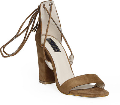 

Flat n Heels Women Tan Heels
