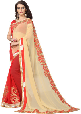 

Sargam Fashion Embroidered Fashion Georgette Saree(Multicolor