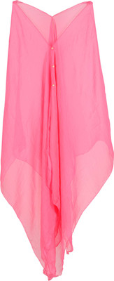 The Ethnic Wears Solid Cotton Viscose Blend Women Scarf
