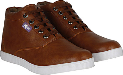 

Kraasa Rock n Roll Sneakers For Men(Tan