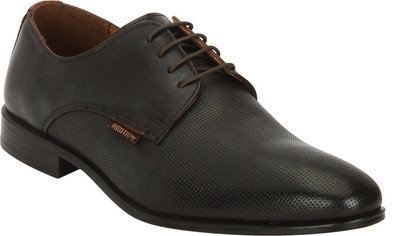 

Red Tape Men Leather Formal Derby For Men(Brown, Tan