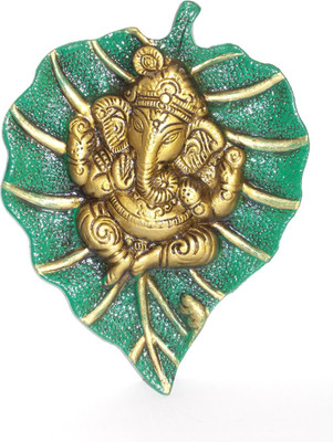 

MAA VD MAAVDGANESHWALL01 Decorative Showpiece - 18 cm(Aluminium, Multicolor)