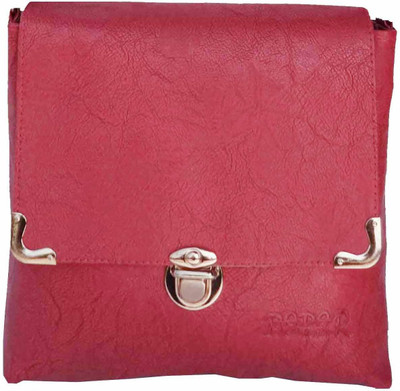 

ALIVE Women Formal Pink Leatherette Sling Bag