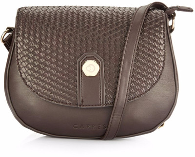 

Caprese Women Casual Brown Leatherette Sling Bag
