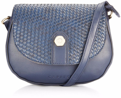 

Caprese Women Casual Blue Leatherette Sling Bag