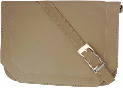 

ALIVE Women Casual White Leatherette Sling Bag