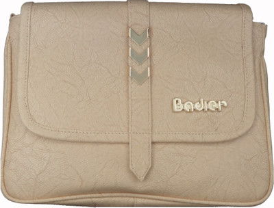 

ALIVE Women Casual White Leatherette Sling Bag