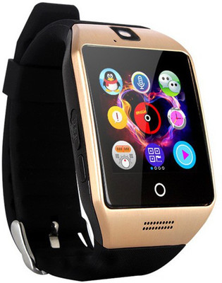 

ESTAR Presenting Bluetooth Smartwatch with Sim- Card Support Gold Smartwatch(Brown Strap Free Size)