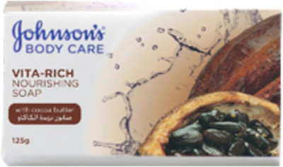 

Johnson's Body Care Vita Rich Nourishing Soap - Cocoa Butter Extracts - Pack of 6(750 g, Pack of 6)