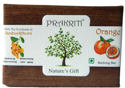 

Prakriti Nature's Gift Orange Soap Enriched with SEABUCKTHORN(100 g)