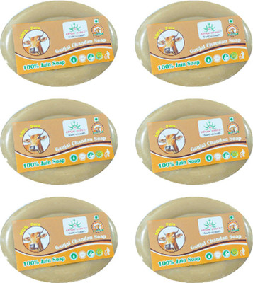 

AryanShakti Gaujal Chandan Soap(450 g, Pack of 6)