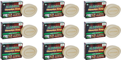 

AryanShakti Aloevera Chandan Soap | 100% natural Soap(675 g, Pack of 9)