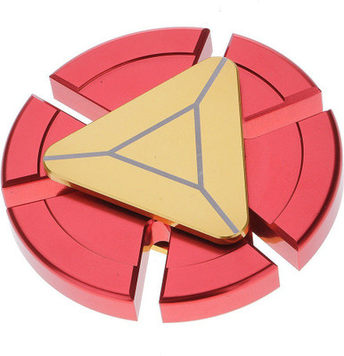 

HUNGER TOYS IRONMAN Shield Fidget Spinner Premium Quality Metallic Ultra Speed(Red)