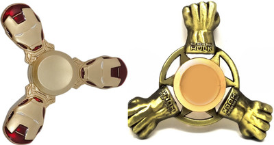 

Emob Superpower Hero Fidget Hand spinner Toy With High Quality Detailing Pack 2(Multicolor)