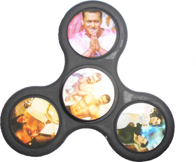 

Emob Dabbang Fidget Hand Spinner Toy With Rubber Coated Body(Multicolor)