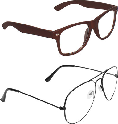 

Zyaden Wayfarer, Aviator Sunglasses(Clear, Clear