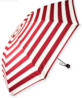 

Raindrop Red Stripe Umbrella Umbrella(Red, Beige)