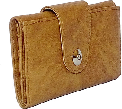 

kd collections Women Casual Beige Artificial Leather Wallet(3 Card Slots), Kdwwl145lbrs;light brown