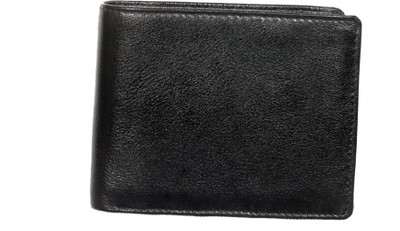 

Tan Ritcher Men Black Genuine Leather Wallet(6 Card Slots)