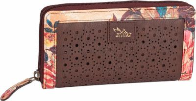 

Ilina Women Brown Artificial Leather Wallet(12 Card Slots)