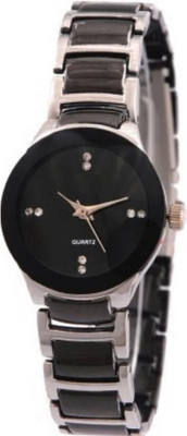 

DV ENTERPRISE BLACK SILVER ANALOG WATCH FOR GIRL WOMEN PVJ 012 Watch - For Girls