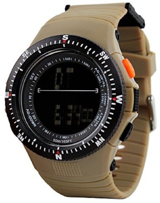 Skmei Sport Brand Watch Men's Digital Handle Function, Brown Watch  - For Men   Watches  (Skmei)