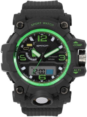 Sanda S732BKGRN Watch  - For Men   Watches  (Sanda)