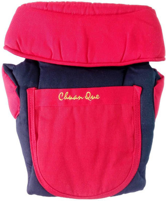 

Chuan Que Strong Baby Carrier 3-Way Positions (3 - 12 Months) Baby Carrier(Red, Black, Front Carry facing in), Black;red