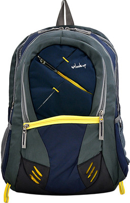 

Yelloe back Pack Series Blue Color laptop backpack With Black 100% Polyurethane laptop backpack A Smarty Look 3 L Laptop Backpack(Blue)