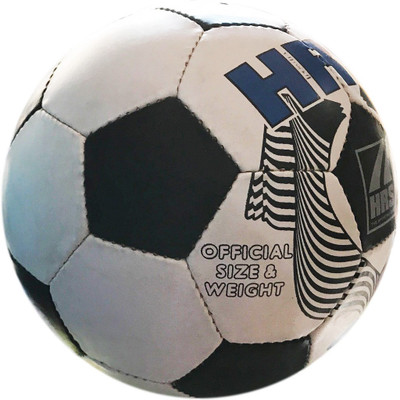 

HRS Gold Black/White Synthetic Rubber Football - Size: (Pack of , Black, White