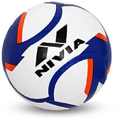 

Nivia 'Dominator' (Blue) Football - Size: (Pack of 1, Multicolor, White & blue