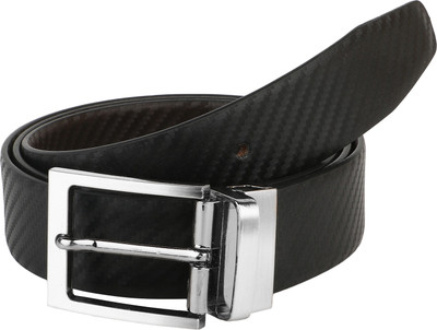 

Bharat Leather Emporium Men Formal, Casual, Party, Evening Black Genuine Leather Reversible Belt