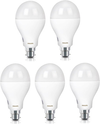 

Philips 17 W Standard B22 LED Bulb(White, Pack of 5)