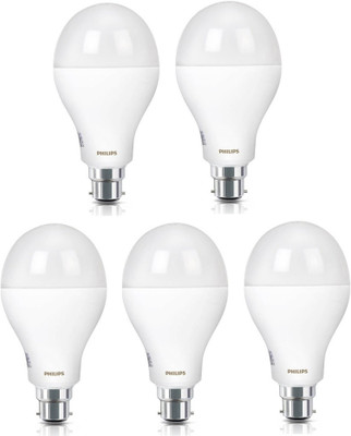 

Philips 20 W Standard B22 LED Bulb(White, Pack of 5)