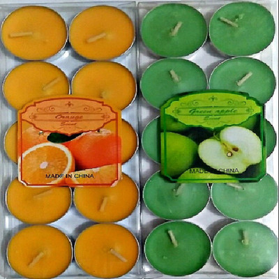 

Reyansh Collection Diwali Tealight Fragrances Candles- Pack of 2 Candle(Multicolor, Pack of 2)