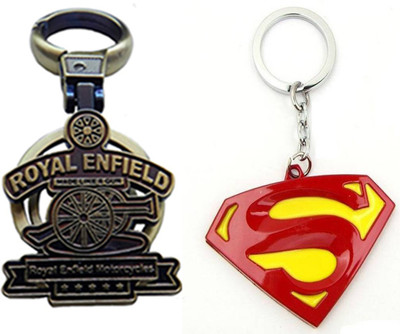 

MGP Fashion Royal Enfield With Cartoon Key Chain-662 Locking Key Chain(Multicolor)